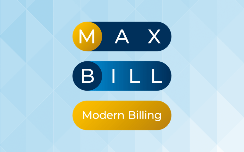 MaxBill starts a new page with a brand new company logo