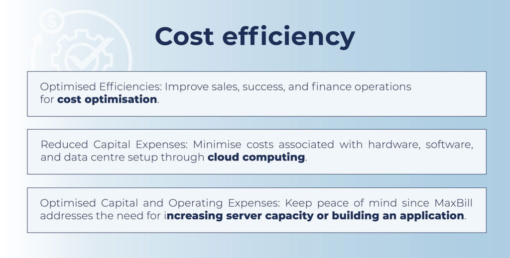 MaxBill for utility and CRM made easy ofr cost efficiency