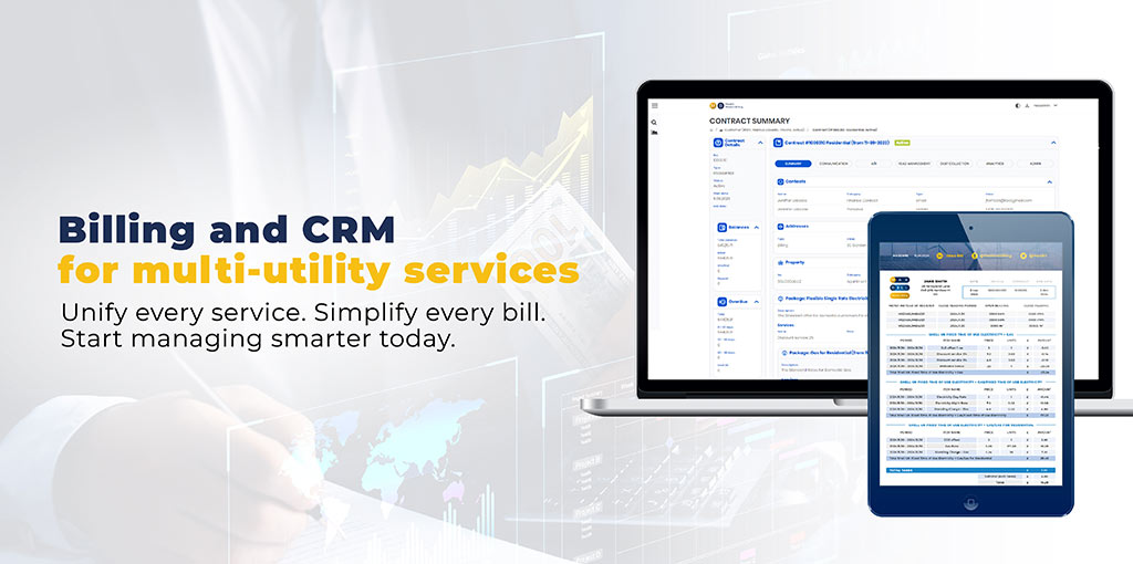 Billing and CRM for multi utility