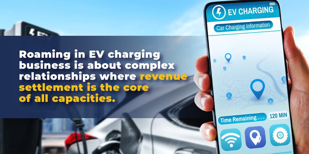 Powerful EV charging station billing system helps with roaming.