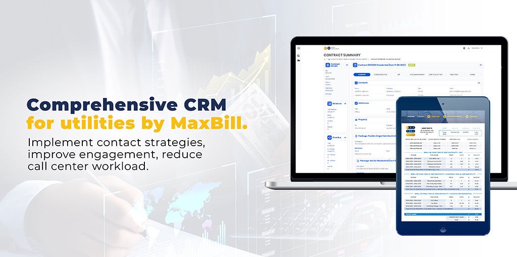 MaxBill customer experience management software designed for utilities