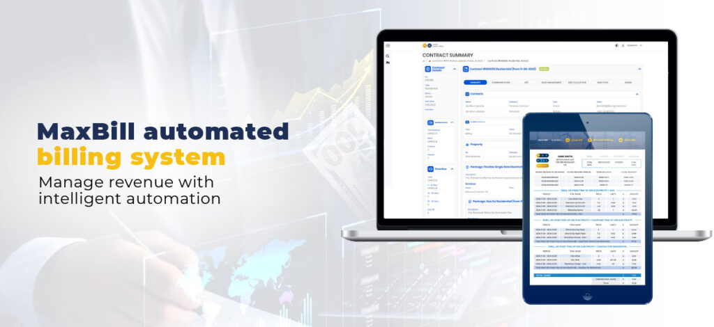 Automated billing systems by MaxBill for energy and utility